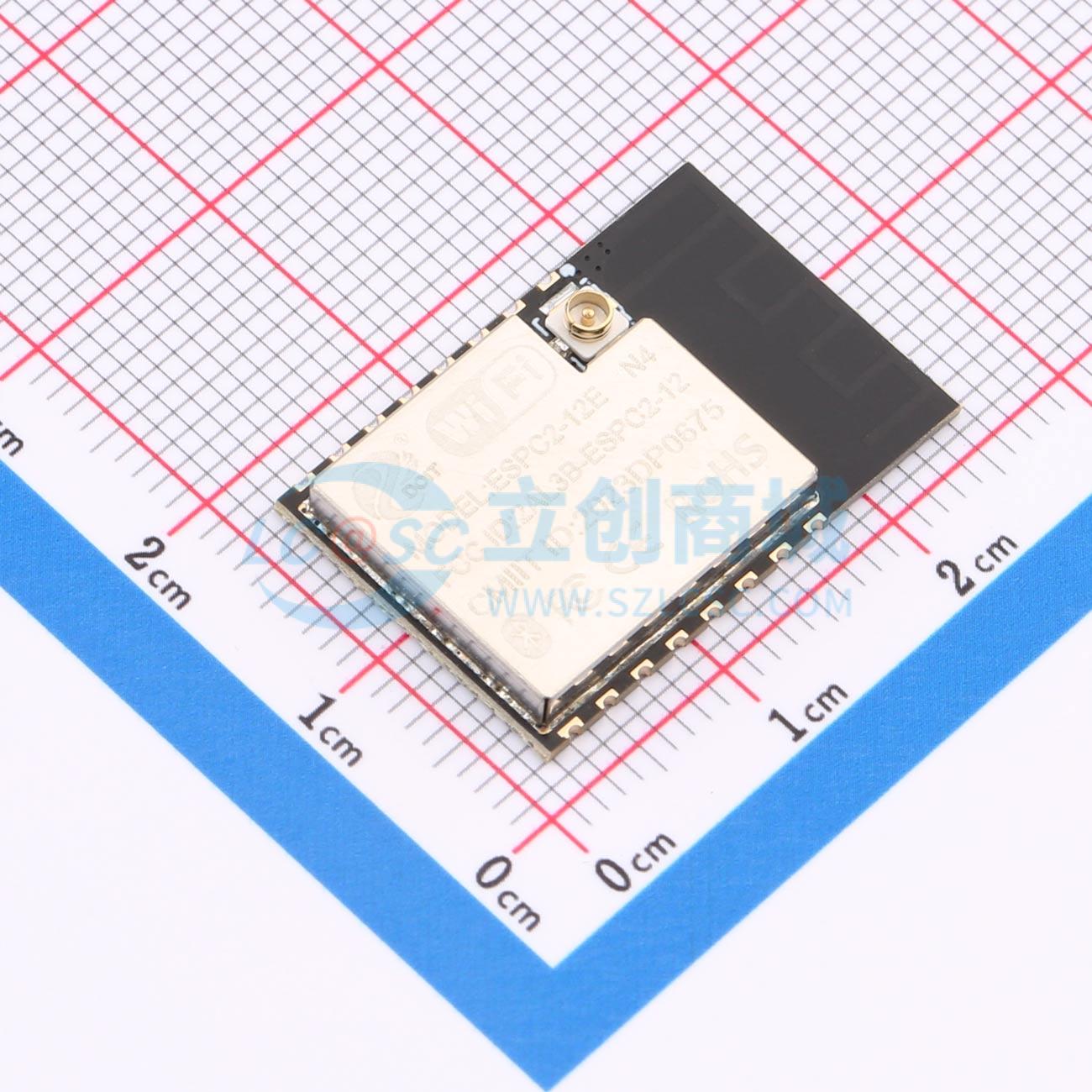 Smart Home Module Iot - 9 peças ESPC2-12E-N4 SMD 24x16mm ESP32-C2