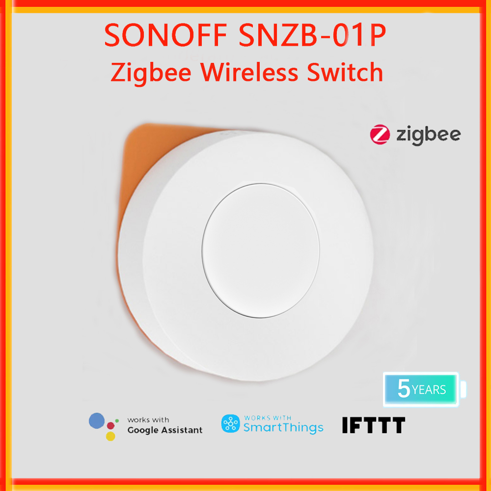 Sonoff Basic - SONOFF SNZB-01P Interruptor Sem Fio Zigbee