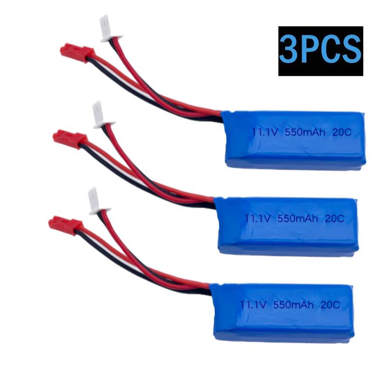 Shelly Plug - 3PCS 20C 3S 11.1V 550mAh Bateria