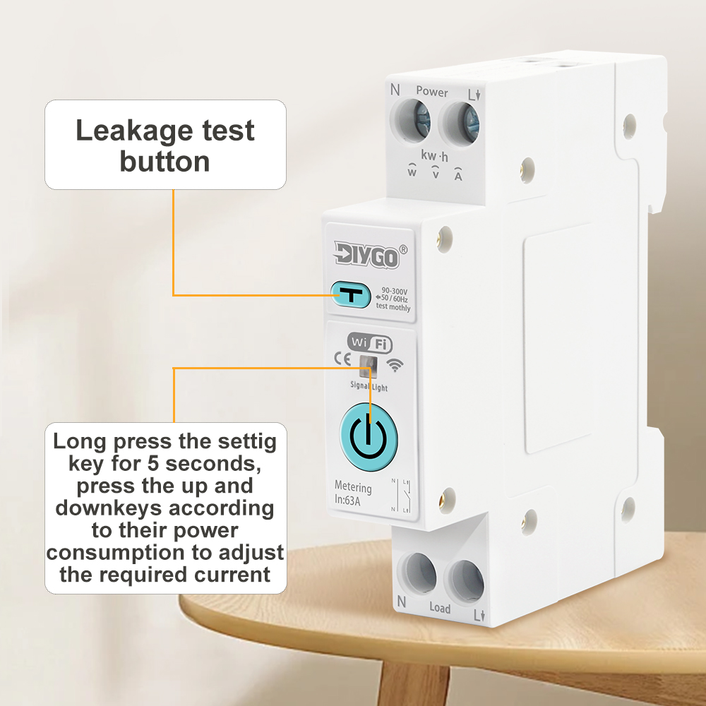 Disjuntor inteligente WiFi 63A - Tuya Smart avaliação e preço