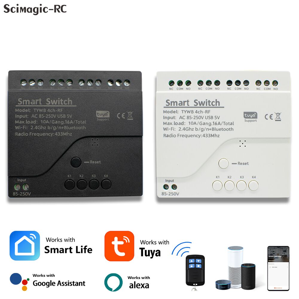 Módulo de interruptor wi-fi in - Tuya 4 Channel avaliação e preço