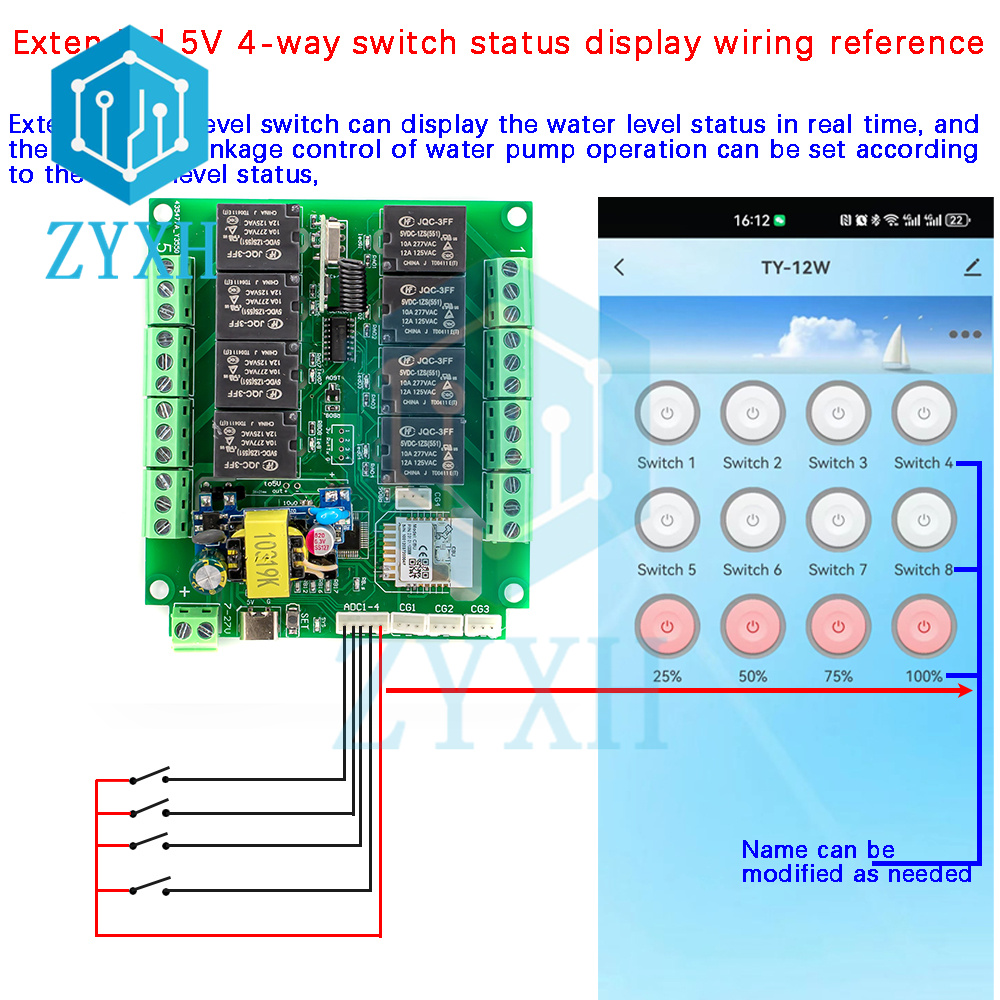 Tuya-Relé de Controle Remoto,  - Tuya 4 Channel avaliação e preço