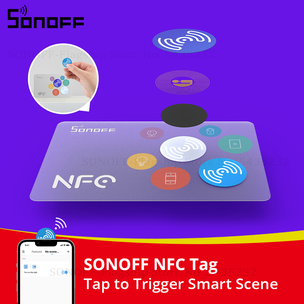 Etiqueta NFC SONOFF Ntag215, A - Sonoff avaliação e preço