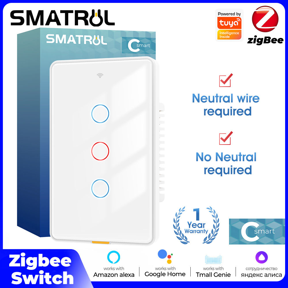 Tuya zigbee interruptor de toq - Smart Relay Tuya avaliação e preço