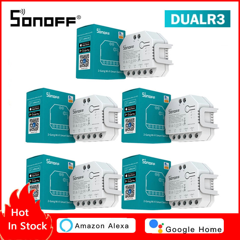 Sonoff dual r3 2 gang módulo d - Sonoff avaliação e preço