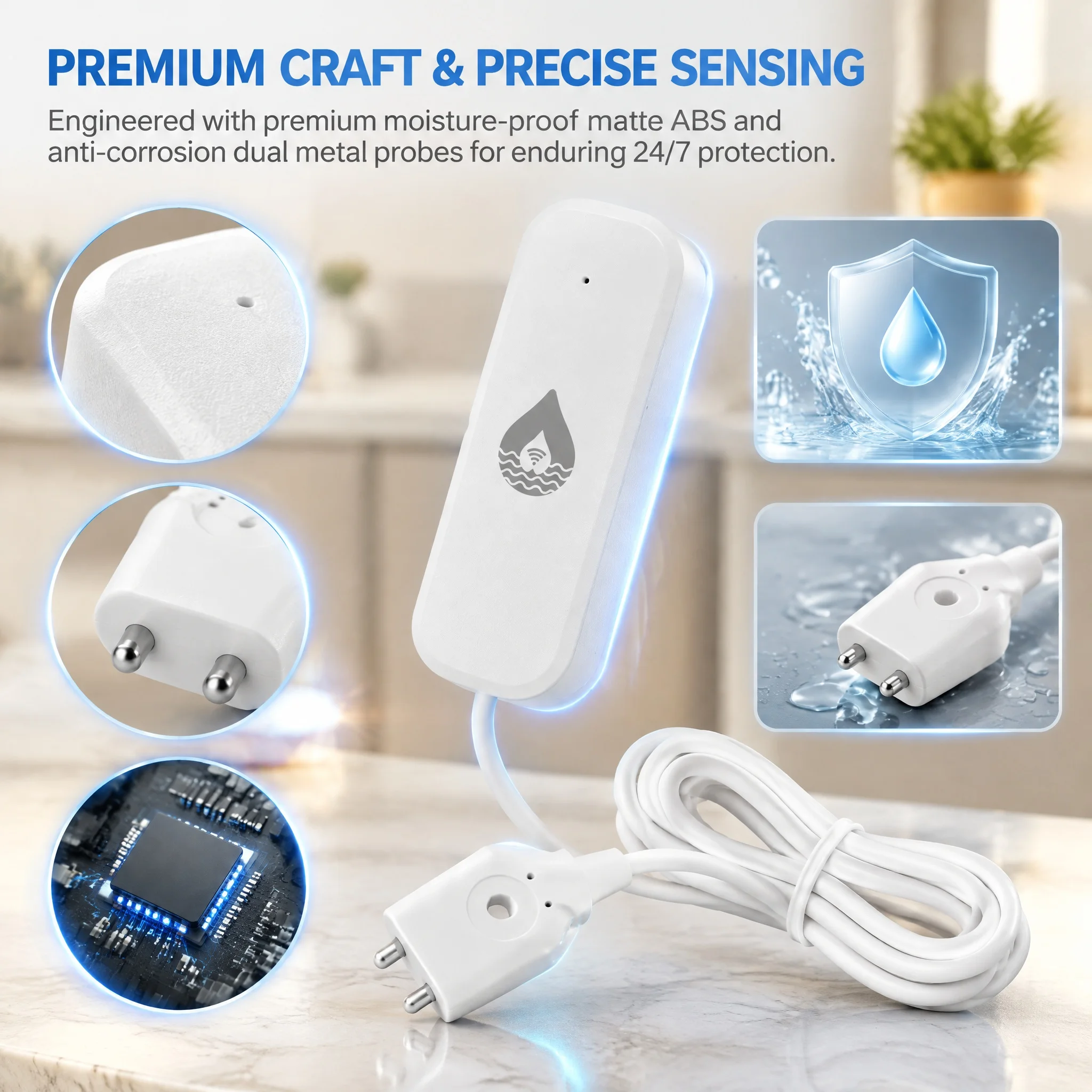 Detector inteligente de vazame - Home Assistant Tuya avaliação e preço